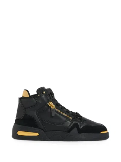 Giuseppe Zanotti Ghost High Sneakers In Black
