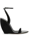 Giuseppe Zanotti Ginnyfer 105mm Wedge Sandals In Black