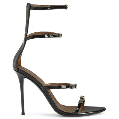 Giuseppe Zanotti Giselle Buckles 105 In Black