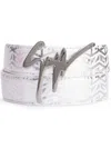 Giuseppe Zanotti Giuseppe Geometric-print Belt In White