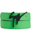 Giuseppe Zanotti Giuseppe Leather Belt In Green