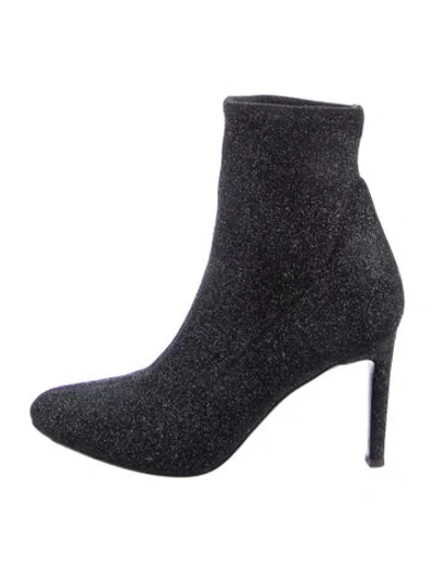 Pre-owned Giuseppe Zanotti Glitter Accents Sock Boots In Multi