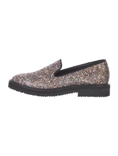 Pre-owned Giuseppe Zanotti Glitter Dress Loafers