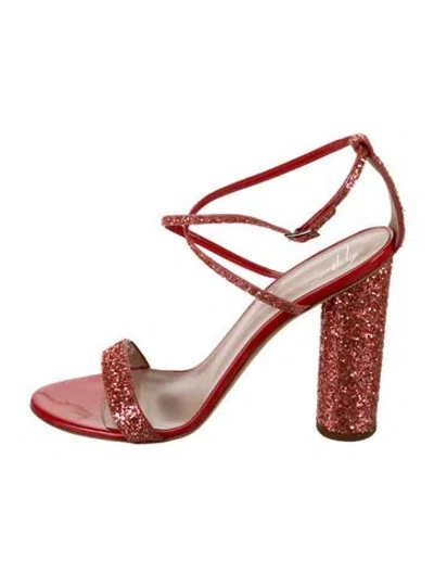 Pre-owned Giuseppe Zanotti Glitter Glitter Accents Pumps