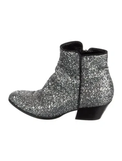 Pre-owned Giuseppe Zanotti Glitter Glitter Accents Western Boots