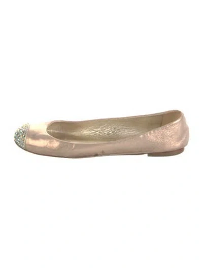 Pre-owned Giuseppe Zanotti Glitter Mules In Pink