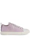 Giuseppe Zanotti Glittered Low-top Sneakers In Pink