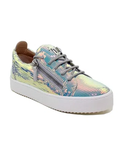 Giuseppe Zanotti Glossy Low Upper Board Shoes In Multicolor