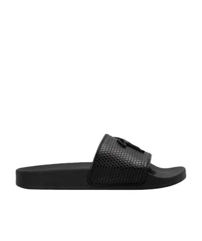 Giuseppe Zanotti Grain Flip-flop In Black