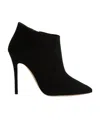 Giuseppe Zanotti Buttoned Ankle Heel Boots In Black Leather In Black