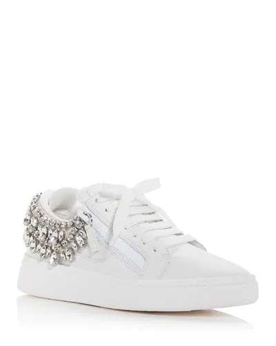 Giuseppe Zanotti Guiseppe Zanotti Women's Gz94 Embellished Low Top Sneakers In White