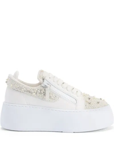 Giuseppe Zanotti Gz 94 Maxi Trainers In White