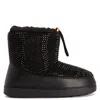 Giuseppe Zanotti Gz-aspen Rhinestone-embellished Boots In Black