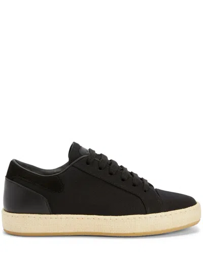 Giuseppe Zanotti Gz-city Logo-patch Sneakers In Black