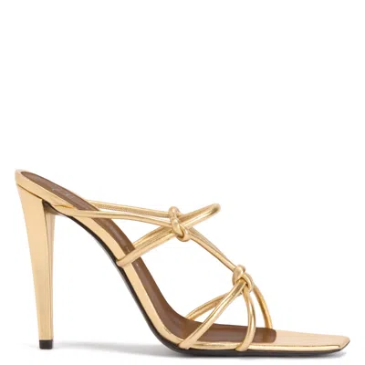 Giuseppe Zanotti Gz Key Mule 90 Women's Sandals Gold