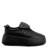 Giuseppe Zanotti League Maxi Leather Sneakers In Black