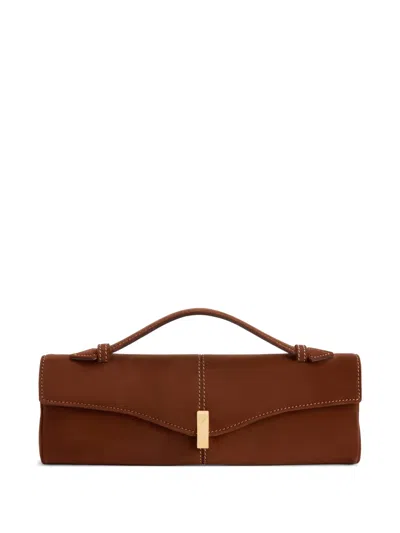 Giuseppe Zanotti Gz Marigold Contrasting-stitch Detail Pouch In Brown