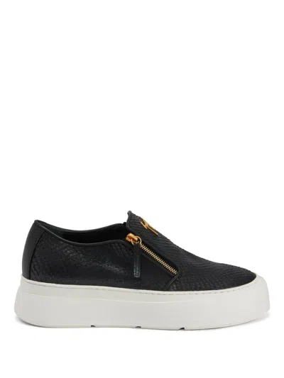 Giuseppe Zanotti Gz Mike Loafers In Schwarz