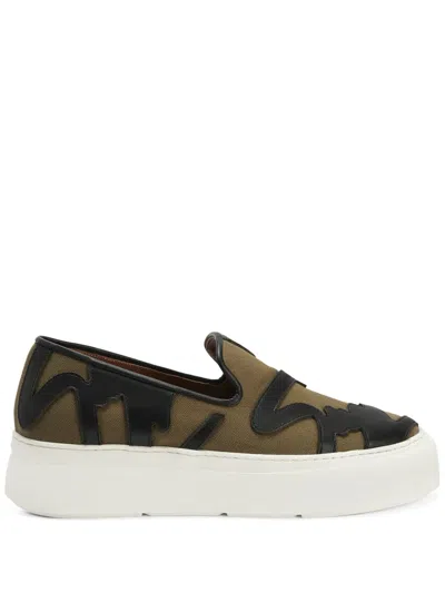Giuseppe Zanotti Gz Mike Sign Loafers In Multi