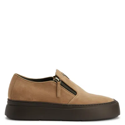 Giuseppe Zanotti Gz Mike Zip In Beige