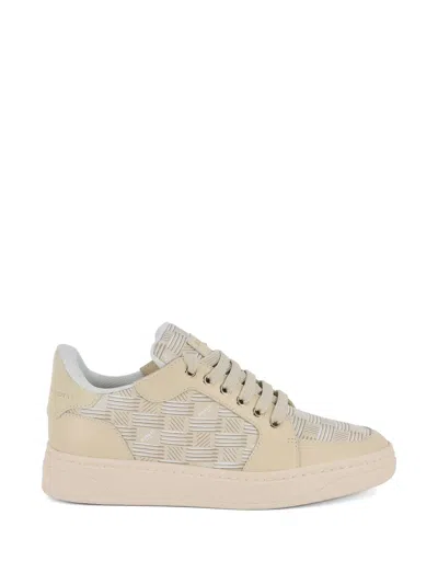 Giuseppe Zanotti Gz Moreau Monogram-print Sneakers In Brown