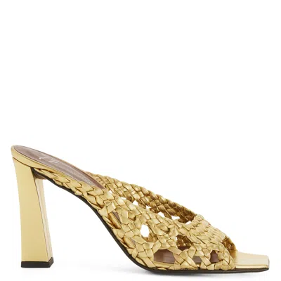 Giuseppe Zanotti Gz Mya Cage 90 In Gold