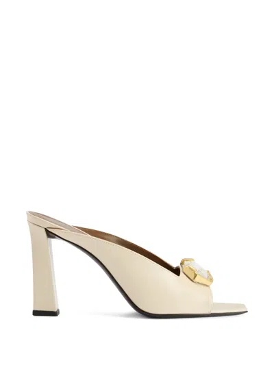 Giuseppe Zanotti Gz Mya Iside Square-toe Sandals In Multi