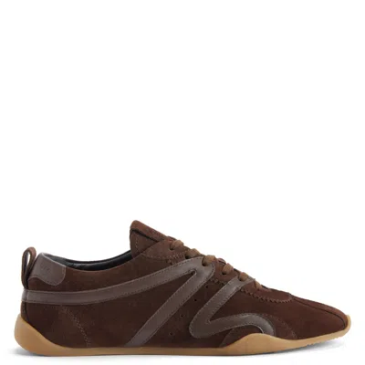 Giuseppe Zanotti Gz-top Lace-up Sneakers In Brown
