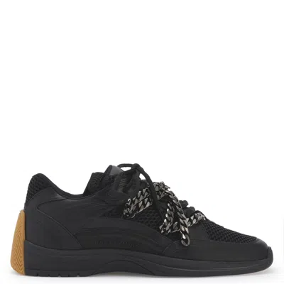 Giuseppe Zanotti Gz-trail Chain-detail Lace-up Sneakers In Multi