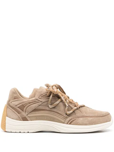 Giuseppe Zanotti Gz-trail Sneakers In Brown