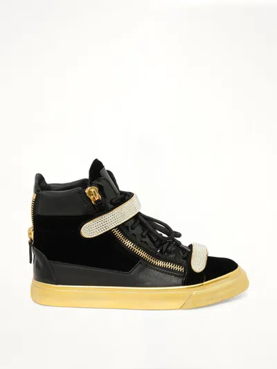 Giuseppe Zanotti Veronica Crystal-embellished Sneakers In Multi