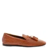 Giuseppe Zanotti Weave Loafers In Brown