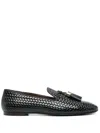 Giuseppe Zanotti Gz-weave Loafers In Black