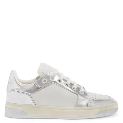 Giuseppe Zanotti Gz94 Low-top Leather Sneakers In White
