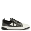 Giuseppe Zanotti Panelled Low-top Sneakers In Black