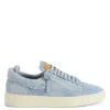 Giuseppe Zanotti Zip Detailing Trainers In Blue
