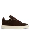 Giuseppe Zanotti Gz94 Logo-patch Sneakers In Brown