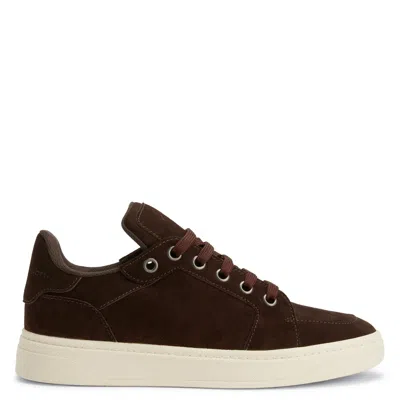 Giuseppe Zanotti Gz94 Logo-patch Sneakers In Brown
