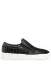 Giuseppe Zanotti Gz94 Crocodile-embossed Leather Sneakers In Black