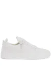 Giuseppe Zanotti Gz94 Frayed-edge Sneakers In White