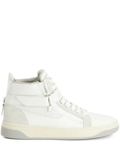 Giuseppe Zanotti Gz94 Lace-up Sneakers In White