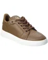 Shop Giuseppe Zanotti Gz/94 Leather Sneaker In Brown