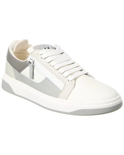 Giuseppe Zanotti Gz/94 Leather Sneaker In Grey
