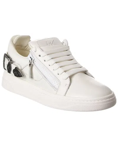 Giuseppe Zanotti Gz/94 Leather Sneaker In White