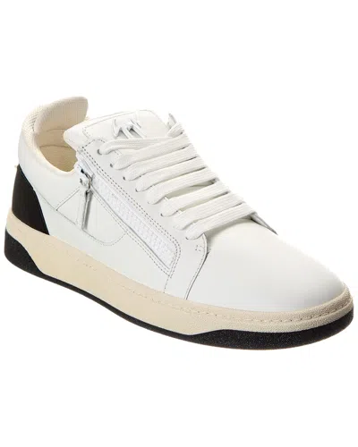 Giuseppe Zanotti Gz/94 Leather Sneaker In White
