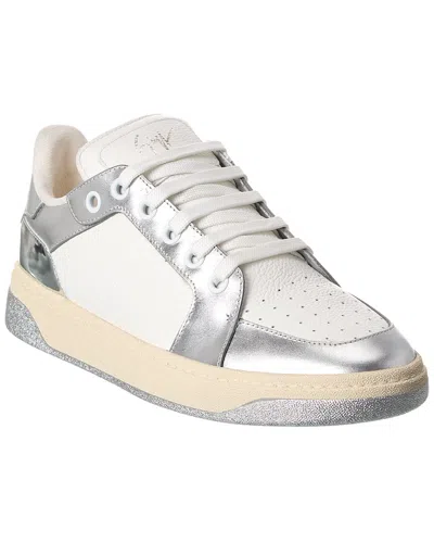 Giuseppe Zanotti Gz/94 Leather Sneaker In White
