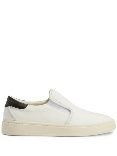Giuseppe Zanotti Gz94 Leather Sneakers In White