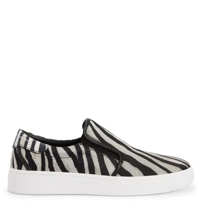 Giuseppe Zanotti Gz94 Zebra-print Sneakers In Multi