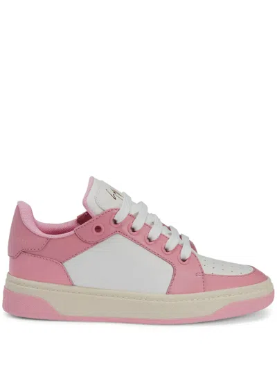 Giuseppe Zanotti Gz94 Panelled Sneakers In Pink