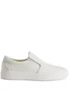 Giuseppe Zanotti Gz94 Slip-on Leather Sneakers In White